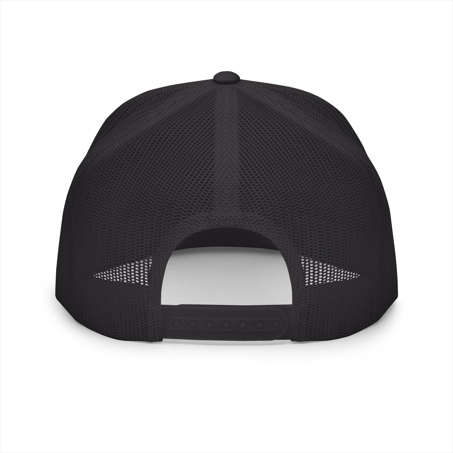 Wake Up Embroidered-White logo- 5 Panel Trucker Cap - Stylish and Comfortable