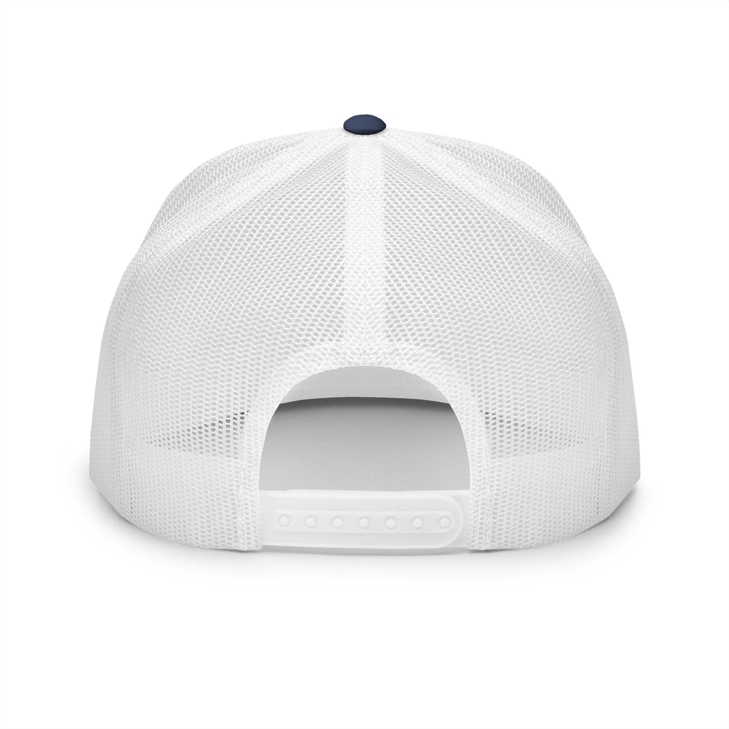 Wake Up Embroidered-White logo- 5 Panel Trucker Cap - Stylish and Comfortable