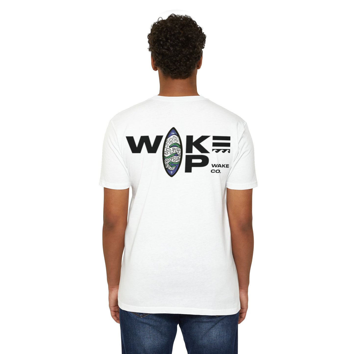Wake Up-octo- Unisex CVC Jersey T-shirt – Casual Comfort for Every Day
