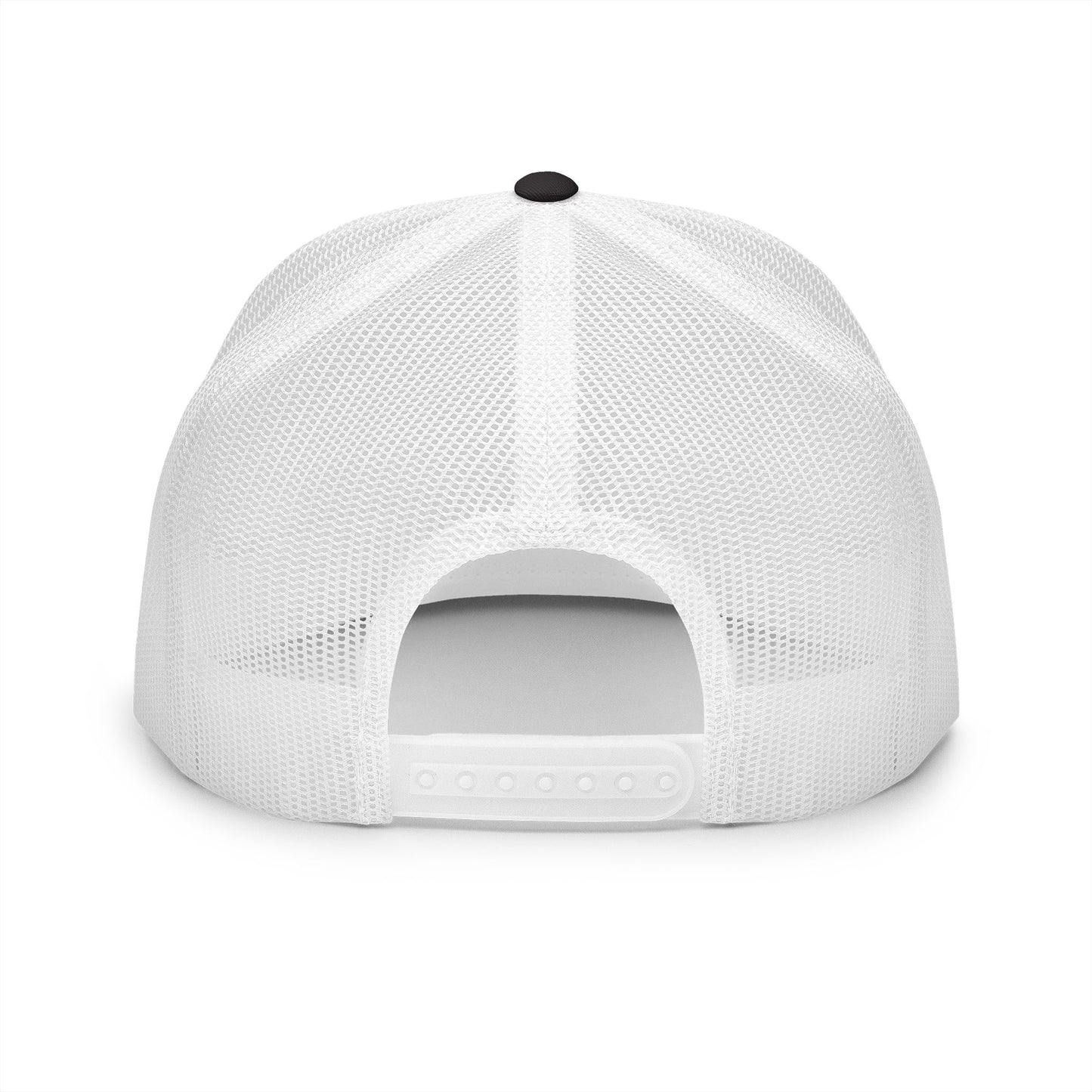 Wake Up Embroidered-White logo- 5 Panel Trucker Cap - Stylish and Comfortable
