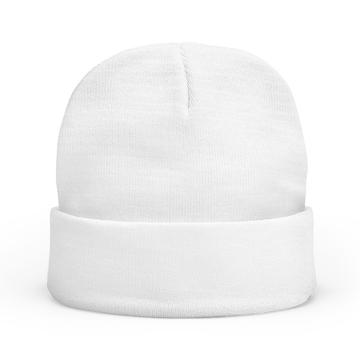 Wake Up Embroidered Knit Beanie