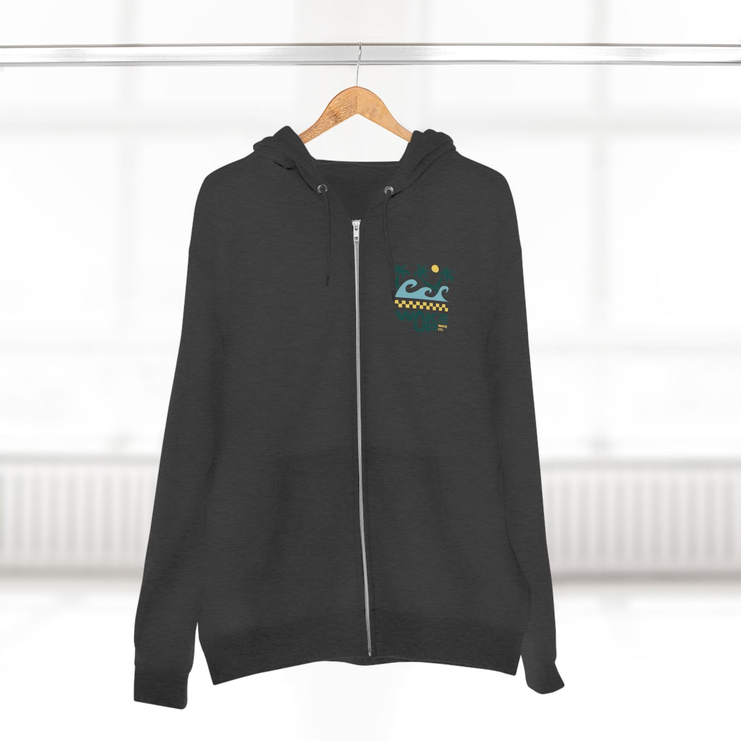 3 Palms WakeUp Unisex Zip Hoodie