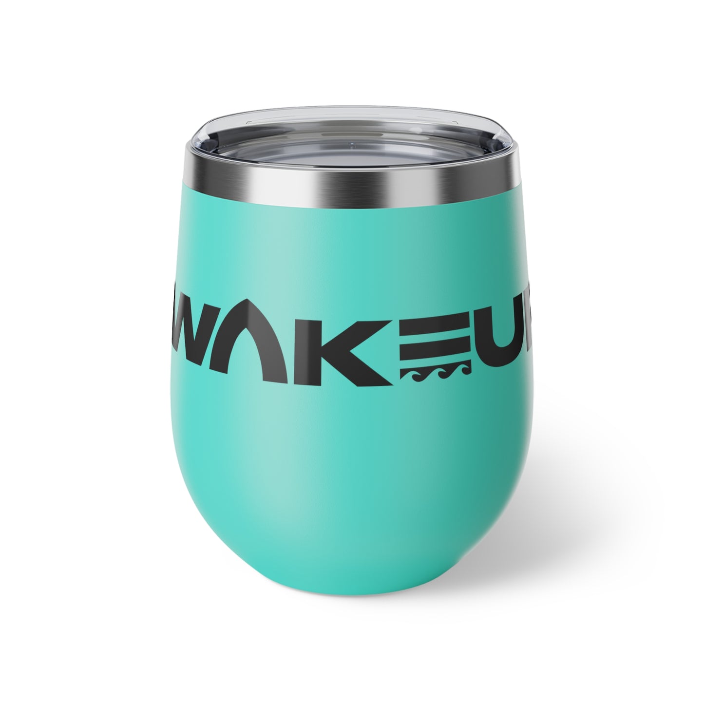 Wake Up Copper Insulated Cup - 12oz Travel Mug for Coffee and Tea Lovers