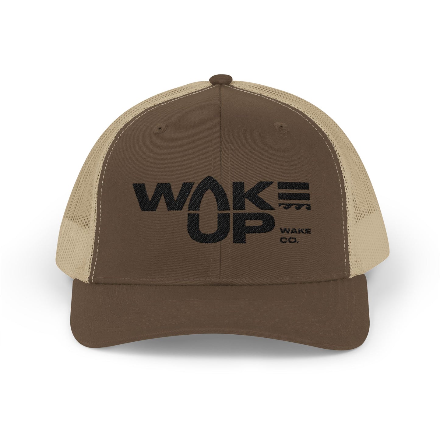 Wake Up Snapback (curved-bill) Trucker Hat