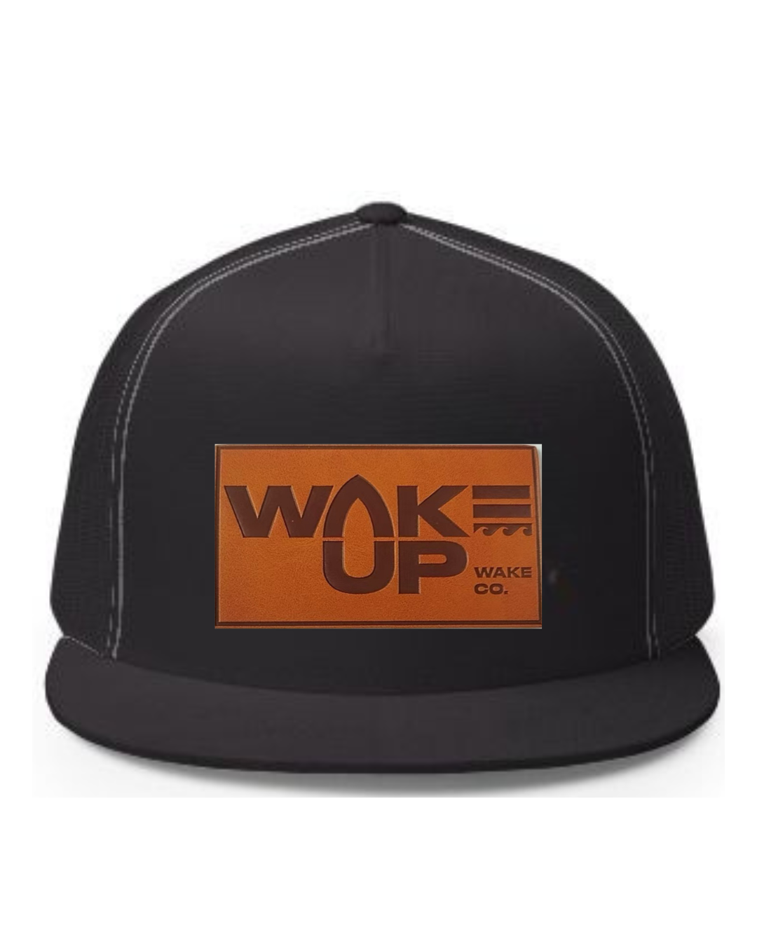 WakeUp Leather Patch Hat