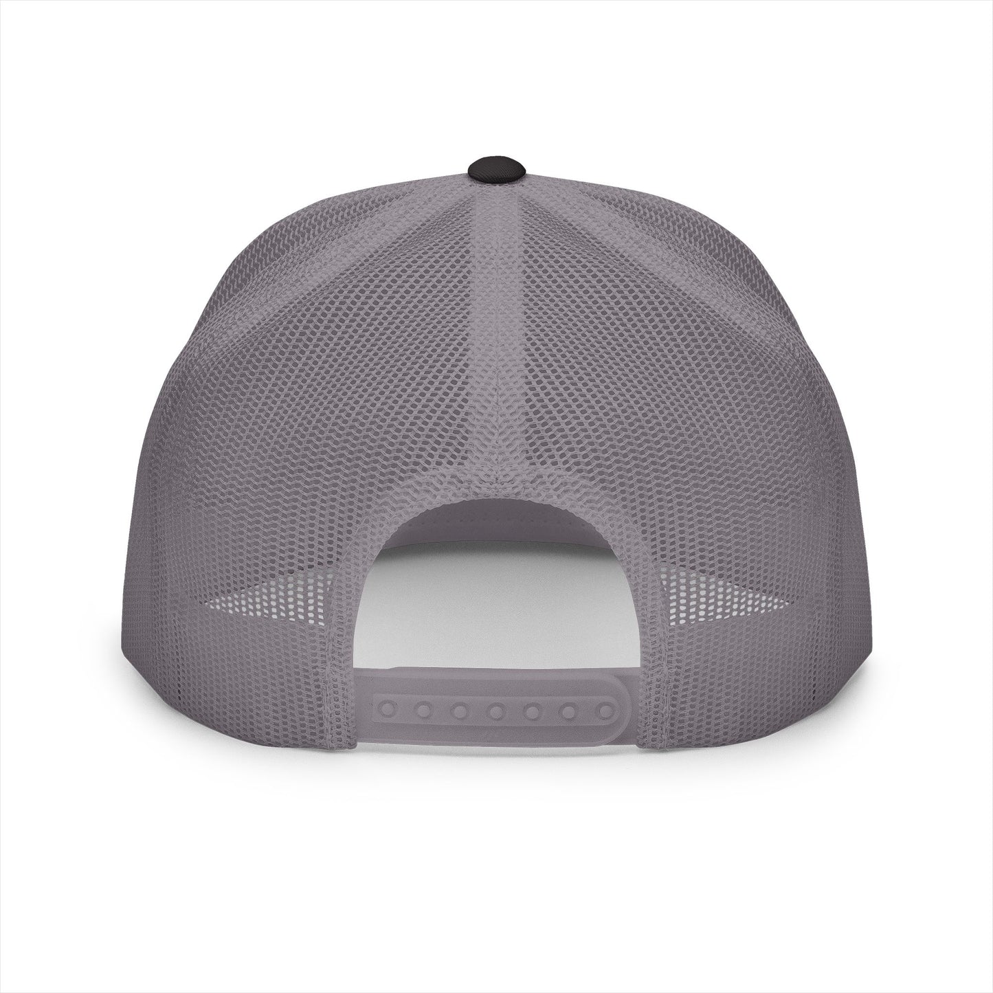 Wake Up Embroidered-White logo- 5 Panel Trucker Cap - Stylish and Comfortable
