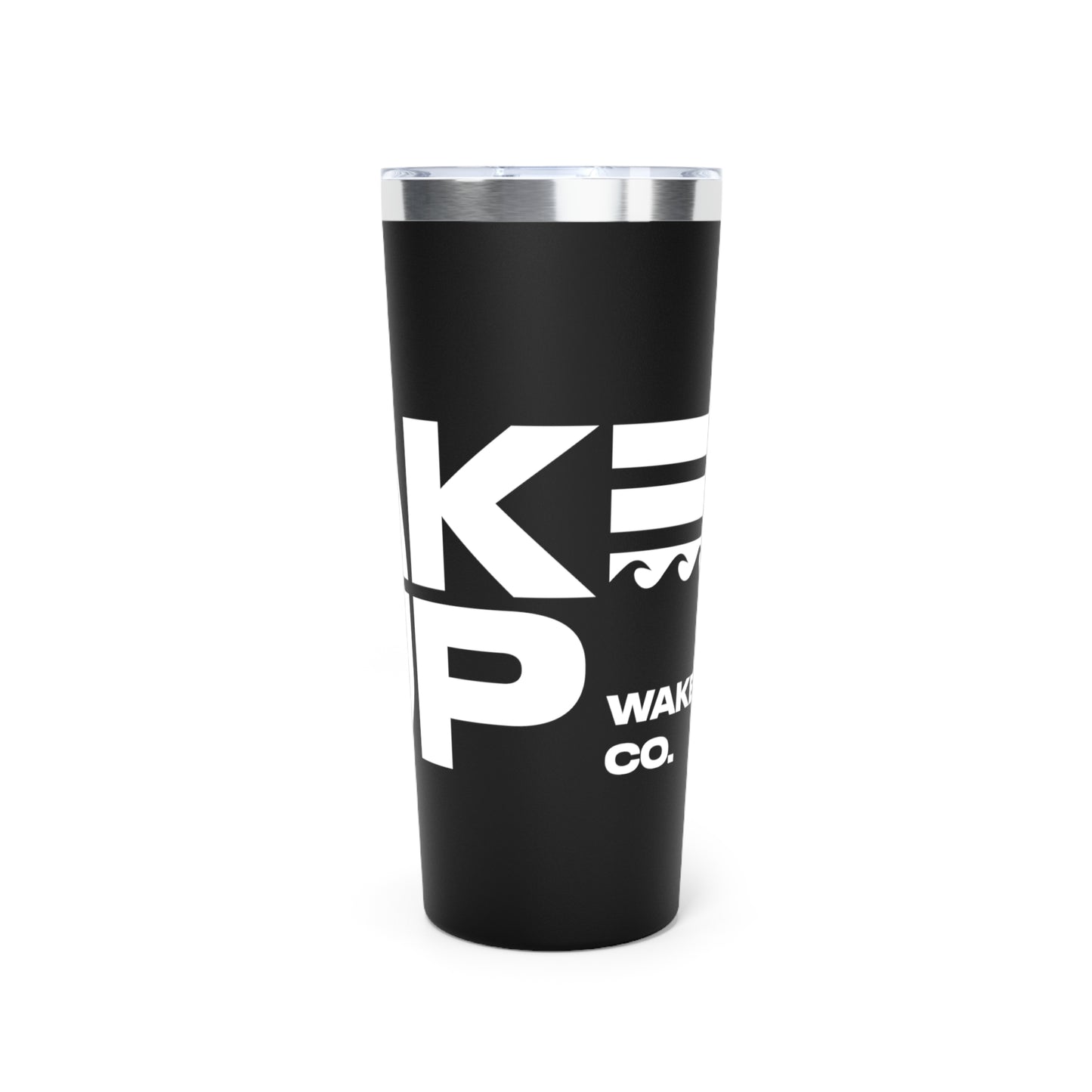 Wake Up Insulated Tumbler, 22oz-Black