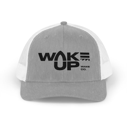 Wake Up Snapback (curved-bill) Trucker Hat