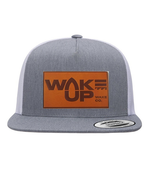 WakeUp Leather Patch Hat
