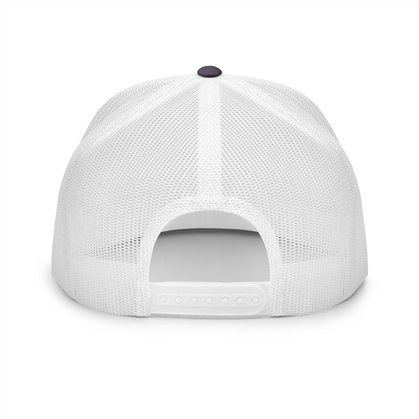 Wake Up Embroidered-White logo- 5 Panel Trucker Cap - Stylish and Comfortable